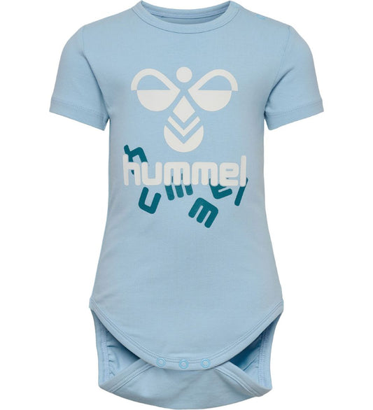 Hummel Romper s/s - hmlDream - Cerulean - Hummel - 68 - Rompers Korte Mouw