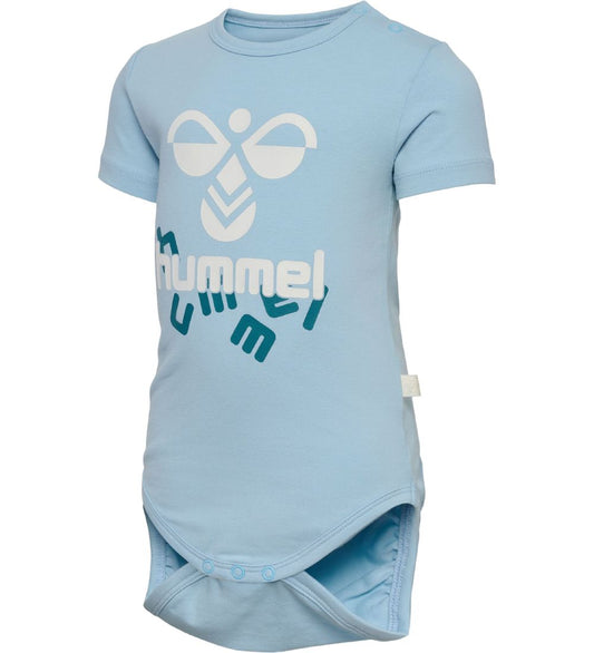 Hummel Romper s/s - hmlDream - Cerulean - Hummel - 68 - Rompers Korte Mouw