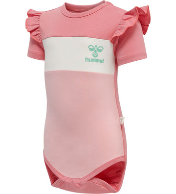 Hummel Romper s/s - hmlIsla - Mauveglow - Hummel - 62 - Rompers Korte Mouw