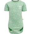 Hummel Romper s/s - hmlRiver - Vergrijsd Jade - Hummel - 74 - Rompers Korte Mouw