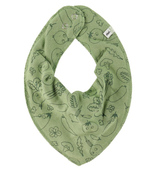 Pippi Kwijlslabbetje - 3-pack - Dry Green - Pippi Baby - OneSize - Kwijlsjaaltjes