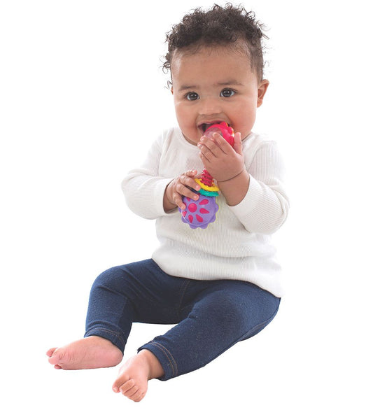 Playgro Rammelaar - Twisting Barbell Rattle - Playgro - OneSize - Ramelaren