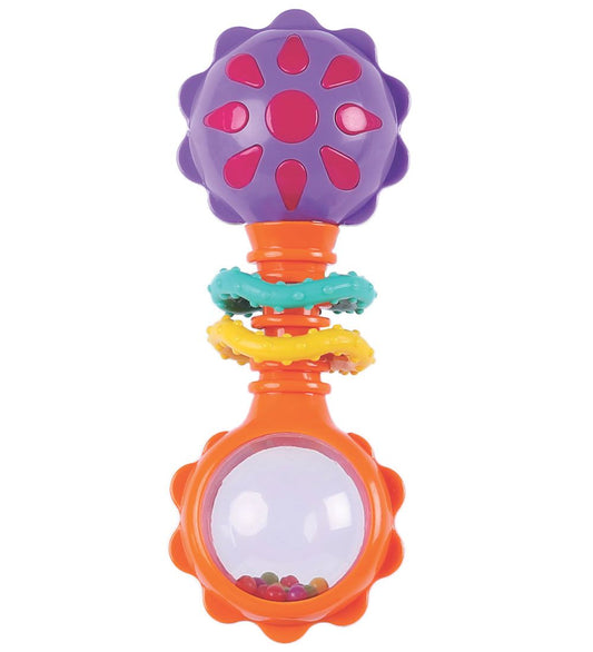 Playgro Rammelaar - Twisting Barbell Rattle - Playgro - OneSize - Ramelaren