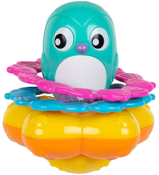Playgro Badspeelgoed - Zweven Eend Gooien Ring Stapelaar - Playgro - OneSize - Badspeelgoed