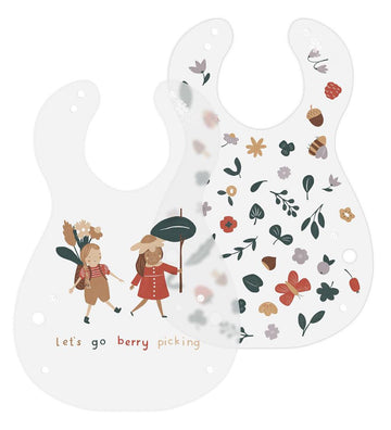 Sebra Slabbetjes - 2-pack - Pixie Land - Sebra - OneSize - Slabbetjes