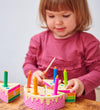 Aanbesteding Leaf Houten Speelgoed - Verjaardagstaart Met Licht  - Tender Leaf - OneSize - Speelgoedeten