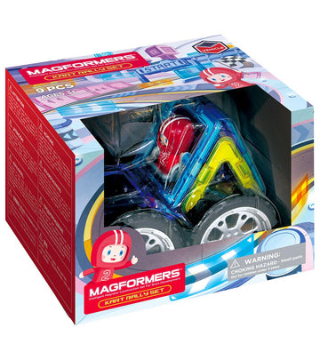 Magformers Magneetset - 9 stk - Kart Rally - Magformers - OneSize - Magnetisch speelgoed