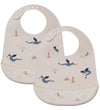 Liewood Slabbetjes - Tilda - 2-pack - Kleine Draak/Dark - Liewood - OneSize - Slabbetjes