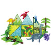 Magna-Tiles Magnetenset - 50 Onderdelen - Dino World XL - Magna-Tiles - OneSize - Magnetisch speelgoed