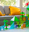 Magna-Tiles Magnetenset - 50 Onderdelen - Dino World XL - Magna-Tiles - OneSize - Magnetisch speelgoed