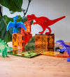Magna-Tiles Magneetset - 40 Onderdelen - Dino World - Magna-Tiles - OneSize - Magnetisch speelgoed