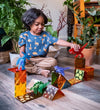 Magna-Tiles Magneetset - 40 Onderdelen - Dino World - Magna-Tiles - OneSize - Magnetisch speelgoed