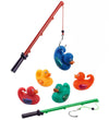 Djeco Visspel - Regenboogkleurig Rubber Bad Eendjes - Djeco - OneSize - Badspeelgoed