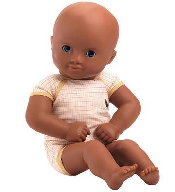 Djeco Pop - 32 cm - Baby Yellow - Djeco - OneSize - Poppen