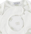 Dolce & Gabbana Cadeaubox - Babyslabbetje/Romper s/s - Logo Beig - Dolce & Gabbana - 6-9 mnd - Rompers Korte Mouw