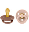BIBS Colour Fopspenen - 2-pack - Maat 2 - Symmetrisch - Blush/Wo - BIBS - 6-18 mnd - Fopspenen