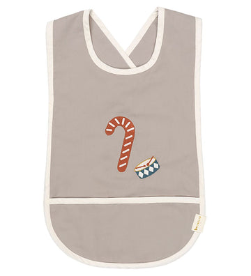 Fabelab Slabbetjes - Lang - Candy Kerstmis - Borduurwerk - Fabelab - OneSize - Slabbetjes