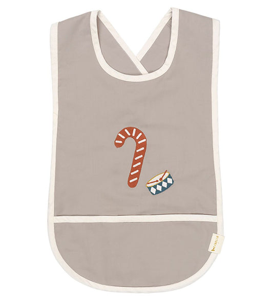 Fabelab Slabbetjes - Lang - Candy Kerstmis - Borduurwerk - Fabelab - OneSize - Slabbetjes