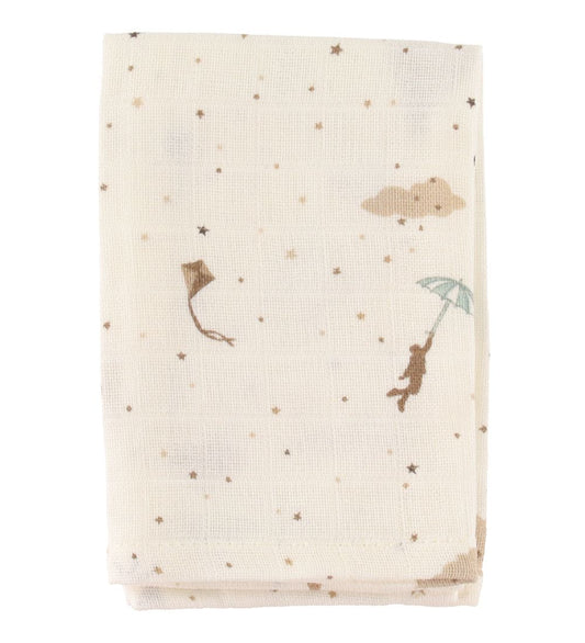 Cam Cam Washanden - 30x30 cm - 4-pack - Dromenland/Camel - Cam Cam - OneSize - Washandjes