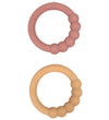 Filibabba Bijtring - 2-pack - Vintage Rose - Filibabba - OneSize - Bijtringen