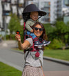 MiniMeis Zonnenscherm voor Baby Carrier - UV50+ - Zwart - MiniMeis - OneSize - Zonnenscherm voor kinderwagens