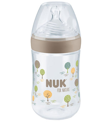 Nuk Babyflesje - Voering Nature - 260 ml - Maat M - Cream - Nuk - OneSize - Babyflesjes