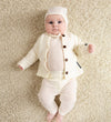 Smallstuff Romper l/s - Drop Naald - Off White - Smallstuff - 56 - Rompers Lange Mouw
