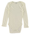 Smallstuff Romper l/s - Drop Naald - Off White - Smallstuff - 56 - Rompers Lange Mouw