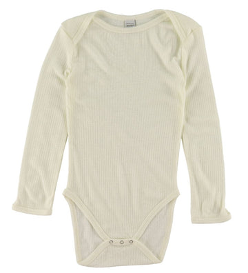 Smallstuff Romper l/s - Drop Naald - Off White - Smallstuff - 56 - Rompers Lange Mouw