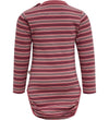 Hummel Romper l/s - HmlUnited - Streep - Woodrose - Hummel - 62 - Rompers Lange Mouw