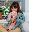 Teddy company Knuffel - Konijntjes Vera - 38 cm - Wafel Grijs - Teddykompaniet - OneSize - Knuffels