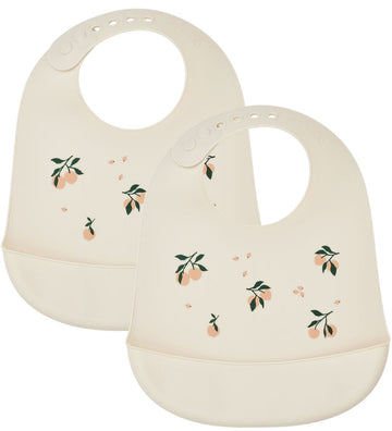 Liewood Slabbetjes - Tilda - 2-pack - Peach/Sea Shell Mix - Liewood - OneSize - Slabbetjes