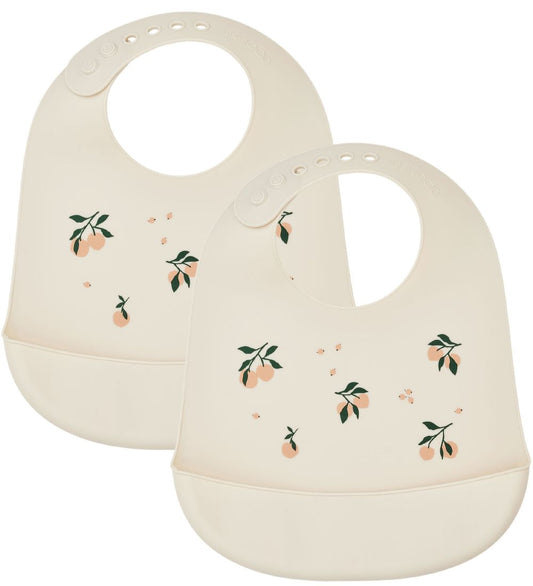 Liewood Slabbetjes - Tilda - 2-pack - Peach/Sea Shell Mix - Liewood - OneSize - Slabbetjes