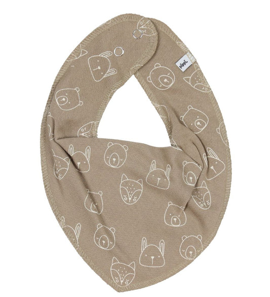 Pippi Kwijlslabbetje - 3-pack - Straw - Pippi Baby - OneSize - Kwijlsjaaltjes