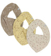 Pippi Kwijlslabbetje - 3-pack - Straw - Pippi Baby - OneSize - Kwijlsjaaltjes