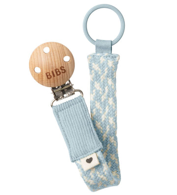 BIBS Speenketting - Gevlecht - Baby Blue/Ivory - BIBS - OneSize - Speenkettingen