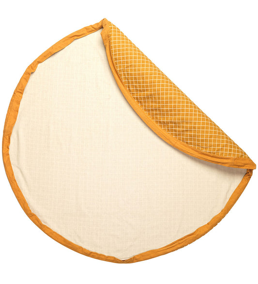 Play&Go Speelmat - Ø140 - Rooster Mustard - Play&Go - OneSize - Speelmaten