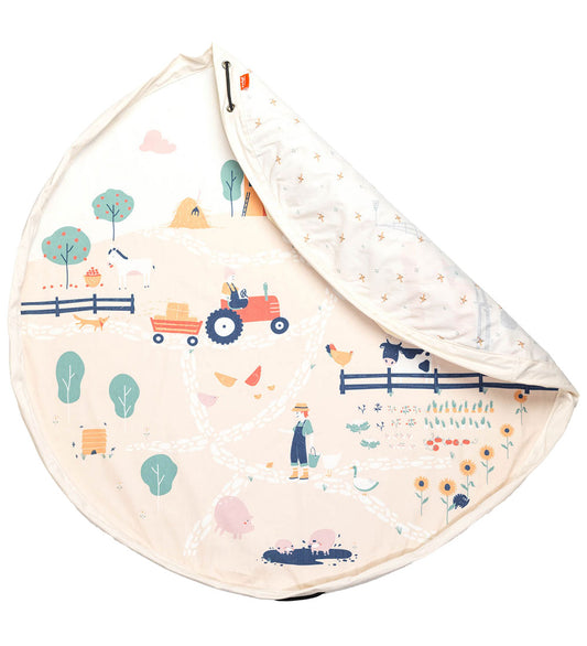 Play&Go Speelmat - Ø140 - Farm - Play&Go - OneSize - Speelmaten
