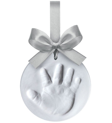Dooky Hangspeeltje - Happy Handen Ornament Kit - Zilver Lint - Dooky - OneSize - Hangspeeltjes