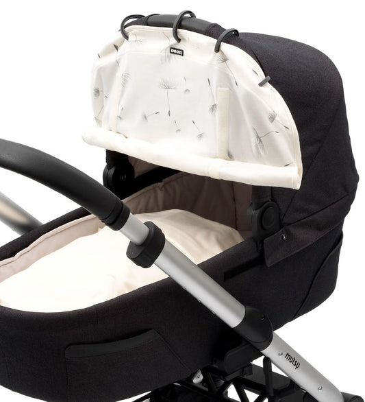 Dooky Zonnenscherm - Universeel - UV50+ - Paardenbloem - Dooky - OneSize - Zonnenscherm voor kinderwagens