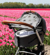 Dooky Zonnenscherm - Universeel - UV50+ - Grey Sterren - Dooky - OneSize - Zonnenscherm voor kinderwagens