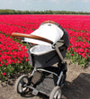 Dooky Zonnenscherm - Universeel - UV50+ - Cream - Dooky - OneSize - Zonnenscherm voor kinderwagens