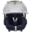 Dooky Zonnenscherm - Universeel - UV50+ - Grijs - Dooky - OneSize - Zonnenscherm voor kinderwagens
