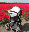 Dooky Zonnenscherm - Universeel - UV50+ - Grijs - Dooky - OneSize - Zonnenscherm voor kinderwagens