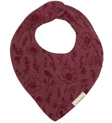 Filibabba Babyslabbetje - Herfstbloemen - Filibabba - OneSize - Kwijlsjaaltjes