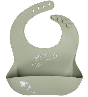 Filibabba Slabbetjes - Silicone - Green - Filibabba - OneSize - Slabbetjes
