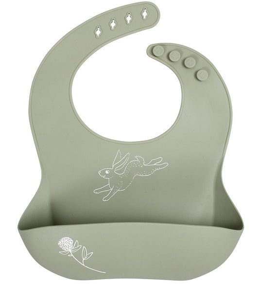 Filibabba Slabbetjes - Silicone - Green - Filibabba - OneSize - Slabbetjes