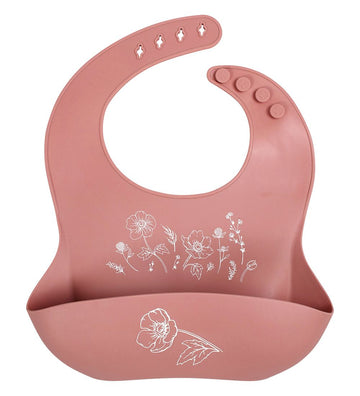 Filibabba Slabbetjes - Silicone - Herfstbloemen - Filibabba - OneSize - Slabbetjes