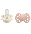 BIBS Infinity Fopspenen - 2-pack - Maat 2 - Symmetrisch - Ivory/ - BIBS - 6-18 mnd - Fopspenen