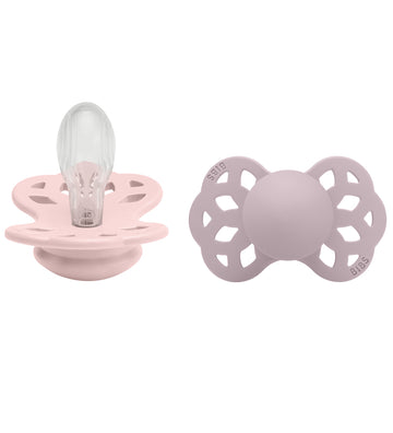 BIBS Infinity Fopspenen - 2-pack - Maat 2 - Symmetrisch - Blosso - BIBS - 6-18 mnd - Fopspenen